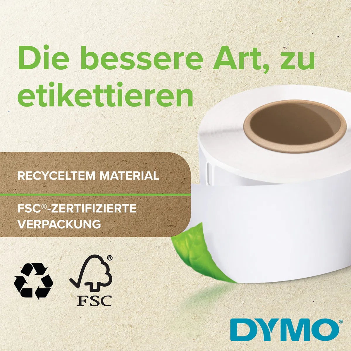 DYMO Original LabelWriter DHL Versandetiketten für 5XL/4XL-Etikettendrucker | 102 mm x 210 mm | Rolle mit 140 Etiketten | selbstklebend