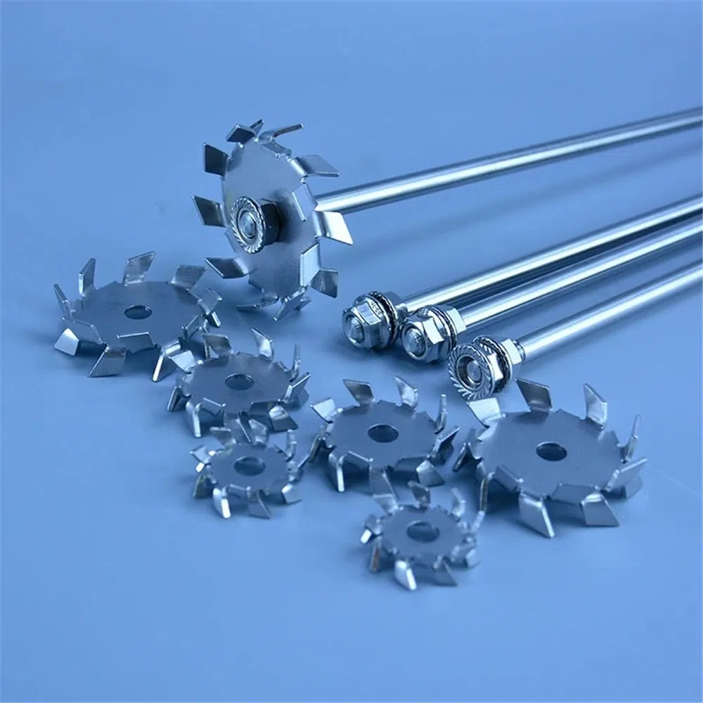 Labor 304 Edelstahl Rührer Dispersion Disk Runde Platte Dispergieren Propeller Rühren(80mm)
