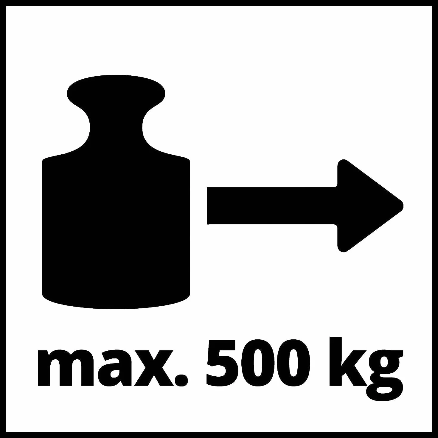 Einhell Handseilwinde TC-WI 500 (max. Tragkraft 500 kg, 10 Meter langes drallfreies Drahtseil, Rücklaufsperre, Softgrip inkl. Sicherheitslasthaken mit Sicherungsklappe)