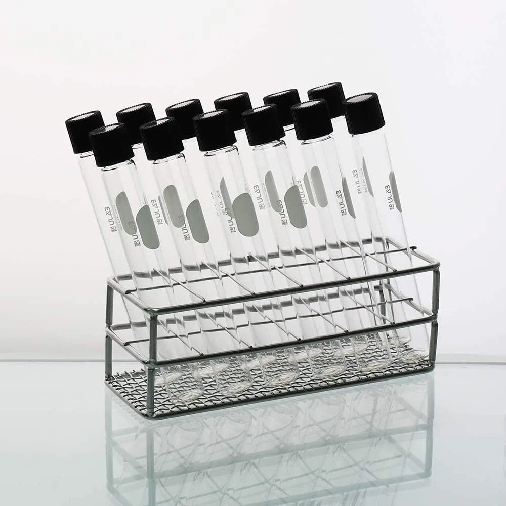 ULAB Scientific Reagenzglas-Gestell, Edelstahl, Aluminium-Material UTR1009 1