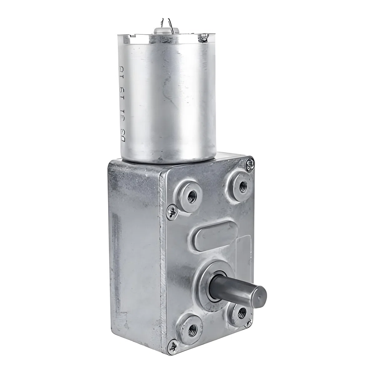 Getriebemotor DC 12V Schneckengetriebemotor mit Drehmoment CW/CCW Drehzahlminderungsmotor Wendbarer Getriebemotor Geschwindigkeitsreduzierung Elektromotor (62RPM)